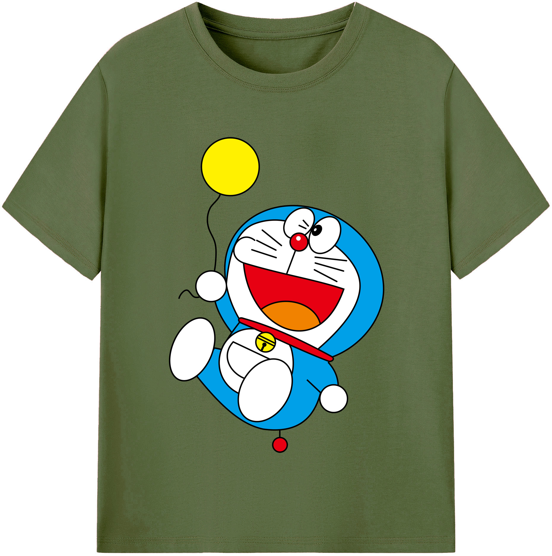 （画像用） ドラえもん Doraemon 綿100％半袖Tシャツ（フロントプリント）